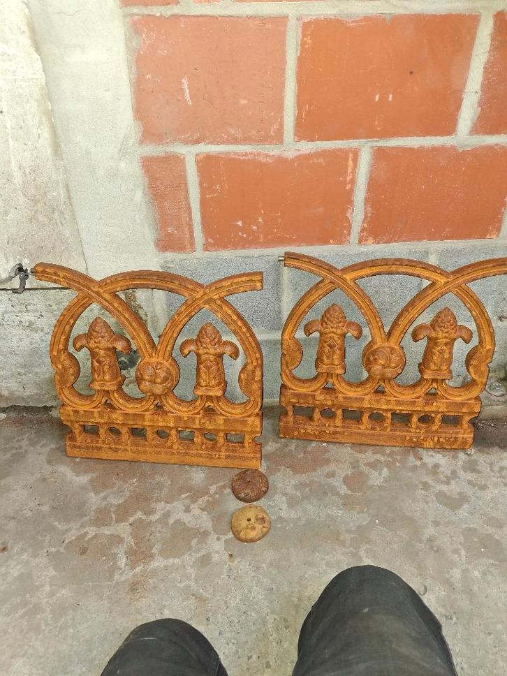 Gietijzer afboording, Antiek en Kunst, Curiosa en Brocante, Ophalen