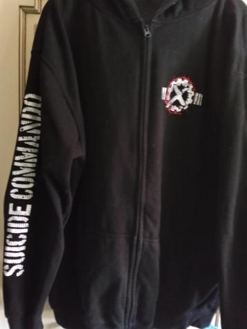 Gothic heren hoodi en t*shirt van suicide commando beschikbaar voor biedingen
