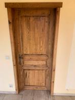 13 Eiken deuren + beslag en omkasting, Huis en Inrichting, Kasten | Computermeubels, Ophalen, Gebruikt, 70 tot 120 cm, Eikenhout