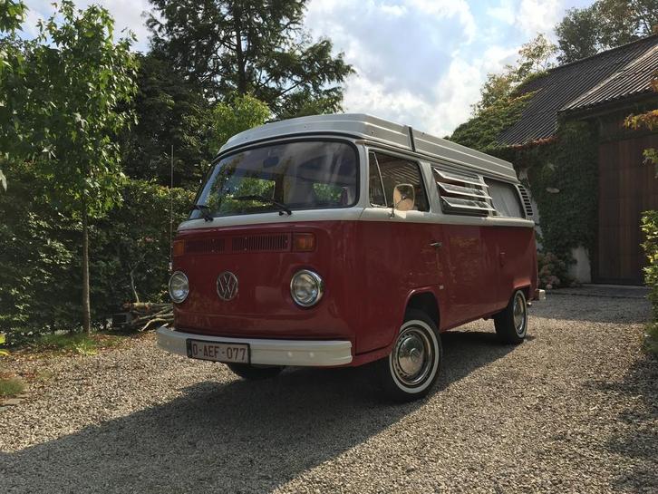 Westfalia 1975 volkswagen t2b topstaat, Caravanes & Camping, Camping-cars, Particulier, jusqu'à 4, Modèle Bus ou Fourgon aménagé