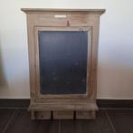 Krijtbord met 2 kapstokjes met stevig ophangtouw, Huis en Inrichting, Woonaccessoires | Memoborden, Ophalen, Gebruikt, Krijtbord