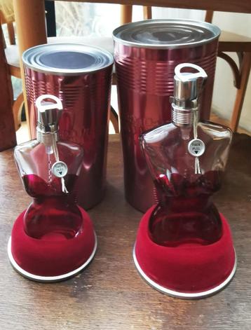 2x Leeg parfum flesje Gaultier Classique Eau de Parfum beschikbaar voor biedingen