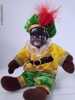 Authentieke etalage zwarte Piet pop - 25cm, geel/groen, Diversen, Verzenden