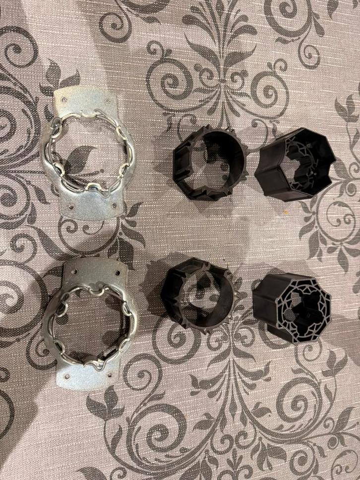 Somfy LT50 motorsteun en 60mm adapters en meenemers, Doe-het-zelf en Bouw, Rolluiken, Zo goed als nieuw, Ophalen