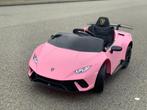 Lamborghini Huracán LP640 Performanté 12v roze Bluetooth, Kinderen en Baby's, Ophalen of Verzenden, Nieuw