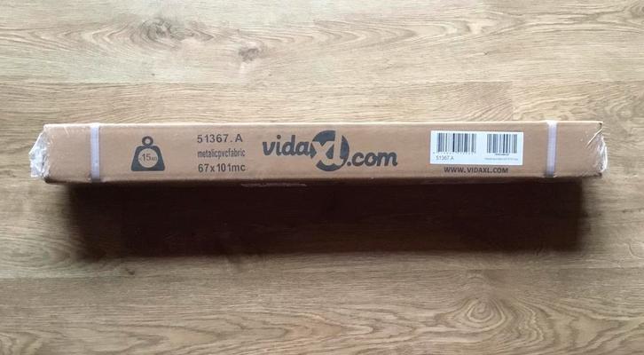 vidaXL Projectiescherm Fabric Metallic PVC 67 x 101mc, Computers en Software, Printerbenodigdheden, Nieuw, Overige typen, Ophalen of Verzenden