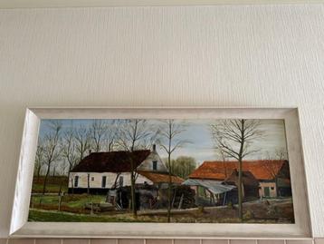 Schilderij hoeve beschikbaar voor biedingen