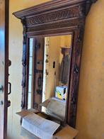 Ancien Miroir chêne massif, Antiquités & Art, Enlèvement