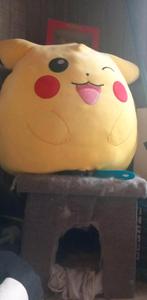 Extra Grote Eivormige knuffelzak Pikachu 20€, Ophalen of Verzenden