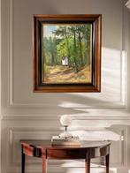 Olieverf | schilderij | Natuur | romantisch | uniek, Antiek en Kunst, Ophalen of Verzenden