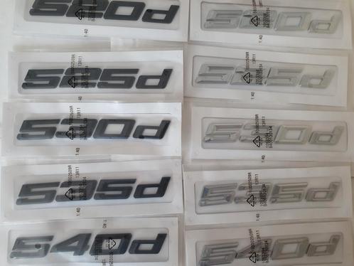 Bmw koffer logo zwart/zilver 520d 525d 530d 535d 540d GT, Auto diversen, Autostickers, Ophalen of Verzenden