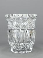 Vase/pot de fleurs ancien en cristal épais - St Louise, Enlèvement ou Envoi