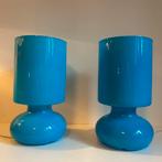 IKEA Lykta bleu, Ophalen of Verzenden, Zo goed als nieuw, Glas, Minder dan 50 cm