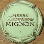 Champagnecapsule Pierre MIGNON gestampt crème/bruin nr100i, Verzamelen, Ophalen of Verzenden, Nieuw, Frankrijk, Champagne