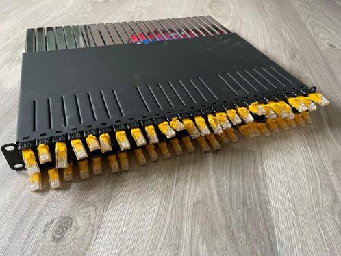 Patchbox RJ45 cat6 19" size, super handy  UTP Cable Flat Cat, Computers en Software, Pc- en Netwerkkabels, Zo goed als nieuw, Ophalen