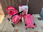 Poppen - Luxe reisset - Buggy - Poppenbed - Dreamland, Ophalen of Verzenden, Gebruikt, Overige typen