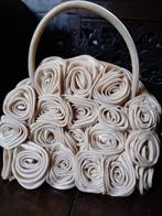 Mooi  klein feestelijk handtasje bloemen, Handtassen en Accessoires, Tassen | Damestassen, Verzenden, Zo goed als nieuw