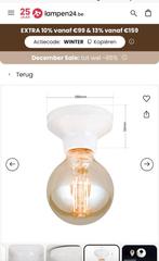 Plafondlamp wit keramiek, Enlèvement, Neuf, Modern