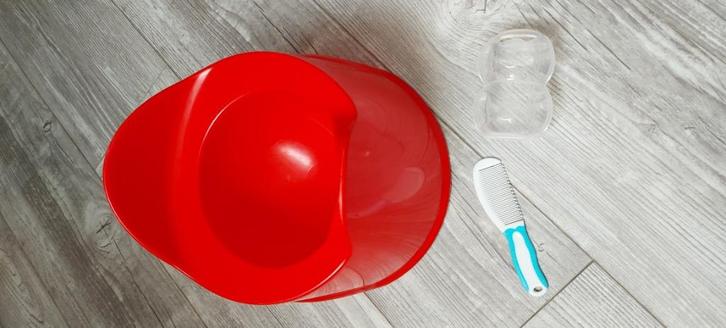 Plaspot kam fopspeen sterilisator, Kinderen en Baby's, Badjes en Verzorging, Zo goed als nieuw, Overige typen, Overige merken