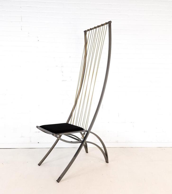 Vintage harp stoel, Antiek en Kunst, Antiek | Meubels | Stoelen en Sofa's, Ophalen