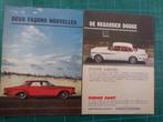 Dodge - publicité papier - 1962, Collections, Autres types, Utilisé, Enlèvement ou Envoi