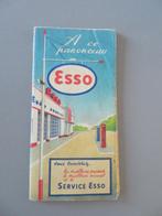 ESSO landkaart les routes de France, Boeken, Verzenden, Zo goed als nieuw, Frankrijk, Landkaart