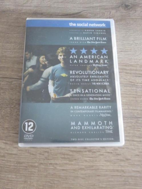 Dvd: The Social Network - 2dvds - Eisenberg - Garfield, Cd's en Dvd's, Dvd's | Drama, Zo goed als nieuw, Waargebeurd drama, Vanaf 12 jaar