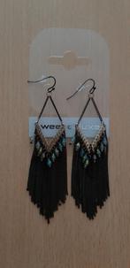 Zwart/goudkleurige oorringen van Sweet Deluxe, Handtassen en Accessoires, Oorbellen, Verzenden, Zo goed als nieuw, Zwart, Hangers