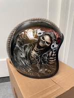 Skull theme helm, Coole Vietnam theme helm, Helmet NIEUW!, Autres marques, Enlèvement ou Envoi, Casque jet, Neuf, avec ticket