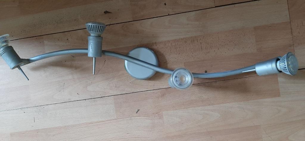 plafonnier avec 4 spots, Enlèvement, Utilisé, Métal