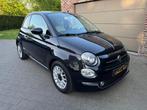 Fiat 500 1.2i Lounge MTA,GARANTIE,AIRCO,NAVI,PANO,CRUISE,PDC, Auto's, Fiat, 4 zetels, 4 cilinders, Leder en Stof, Zwart