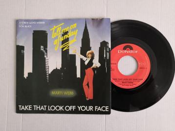 MARTI WEBB - Take that look off your face (single)