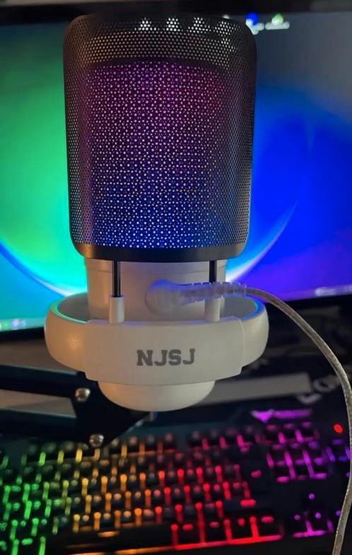 NJSJ microfoon PS4, ps5, laptops en alle game monitors, Games en Spelcomputers, Games | Pc, Nieuw, Ophalen of Verzenden