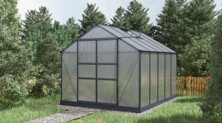 Serre nieuw in de verpakking, Tuin en Terras, Kassen, Nieuw, Kweekkas, Aluminium, Polycarbonaat, Ophalen