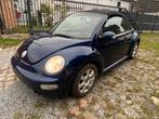 VW BEETLE 1.9TDI/2005/CABRIOLET/AIRCO/CUIR/EN BON ETAT, Auto's, Cabriolet, Blauw, Leder, Bedrijf