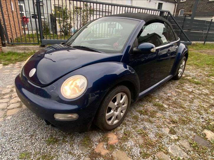 VW BEETLE 1.9TDI/2005/CABRIOLET/AIRCO/CUIR/EN BON ETAT, Auto's, Volkswagen, Bedrijf, Te koop, Beetle (Kever), ABS, Diesel, Euro 4