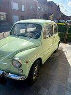 Fiat 600, Auto's, Zwart, Overige bekleding, Handgeschakeld, Particulier