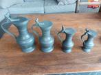 4 tinnen potten, Antiek en Kunst, Ophalen of Verzenden