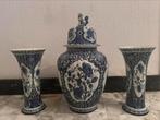 Vazenset Delft, Antiek en Kunst, Antiek | Vazen, Ophalen