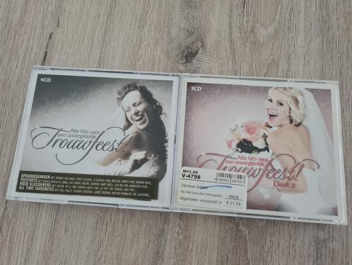 Verzamelboxen trouwfeest hits. Samen 7cd's, Cd's en Dvd's, Cd's | Verzamelalbums, Zo goed als nieuw, Ophalen of Verzenden