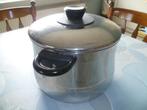 kookpot soep demeyere, Huis en Inrichting, Inox, Gebruikt, Keramische plaat, Ophalen