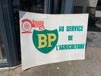 BP tractor reclamebord, Verzamelen, Ophalen of Verzenden, Gebruikt, Reclamebord