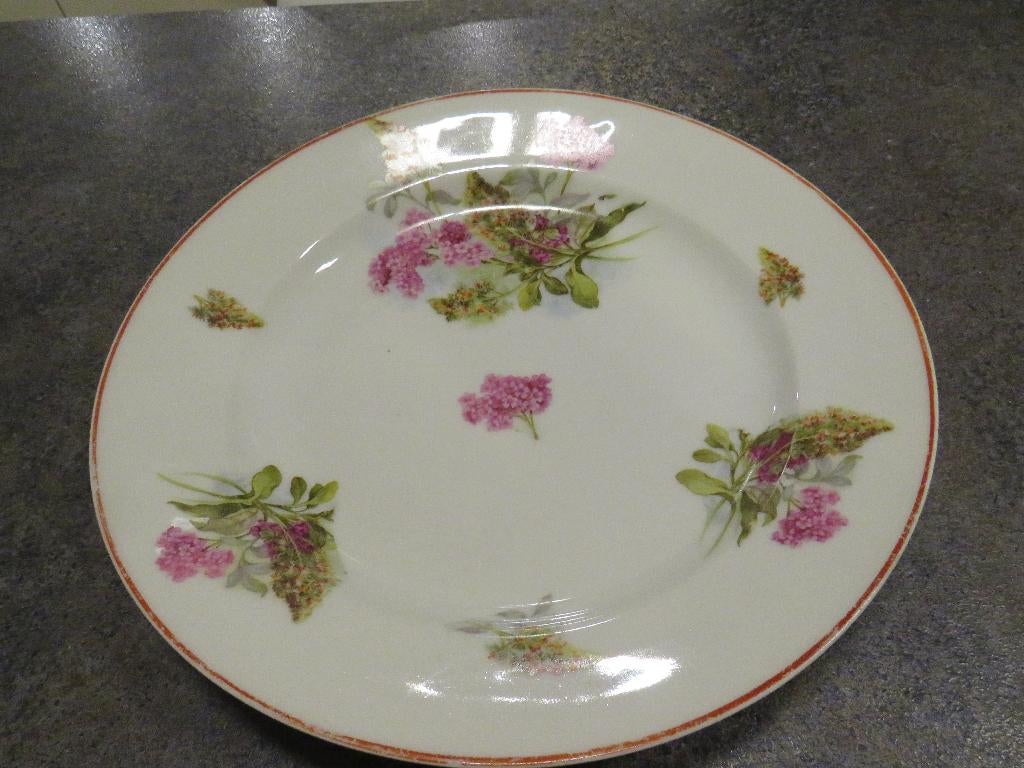 DEFUISSEAU groot rond bord, Antiek en Kunst, Antiek | Keramiek en Aardewerk, Ophalen of Verzenden