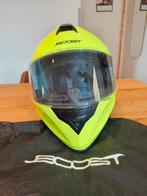 Brommerhelm (fluo)geel van BOOST maat L, Fietsen en Brommers, Ophalen of Verzenden, Gebruikt, Large, Boost