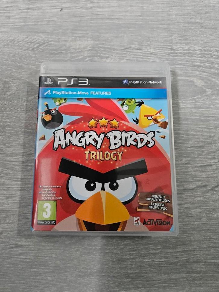 Angry Birds, PS3, Games en Spelcomputers, Games | Sony PlayStation 3, Zo goed als nieuw, Avontuur en Actie, Vanaf 3 jaar, Online