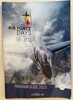 BELGIAN AIR FORCE DAYS 2023 PROGRAM GUIDE + FOTO, Verzamelen, Militaria | Algemeen, Ophalen of Verzenden, Luchtmacht, Boek of Tijdschrift