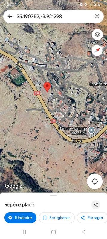 Grond te koop in Al Hoceima Ajdir op hoofdweg richting Tetou, Immo