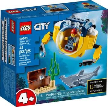 60263 LEGO City 4+ Oceaan Mini-Duikboot National Geographic beschikbaar voor biedingen