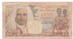 Guadeloupe, 100 Francs, 1947/49, p35, Postzegels en Munten, Bankbiljetten | Afrika, Los biljet, Overige landen, Verzenden