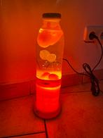 Vintage lavalamp sinaasappel, Huis en Inrichting, Lampen | Tafellampen, Ophalen, Zo goed als nieuw